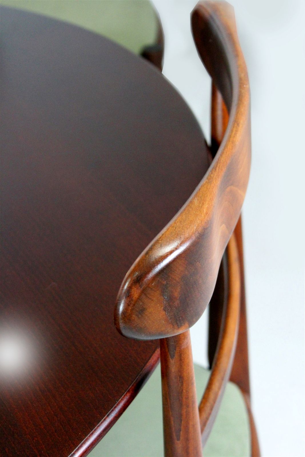 Restored Mid Century Modern Dining Set, Czechoslovakia, 1960s photo Furniture