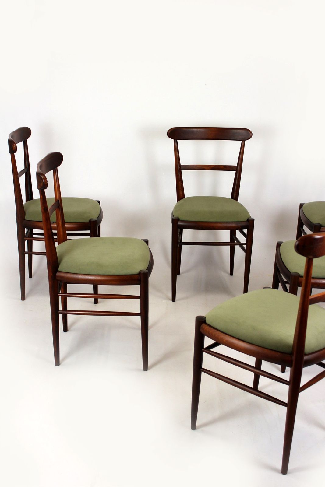 photo furniture Restored Mid Century Modern Dining Set, Czechoslovakia, 1960s