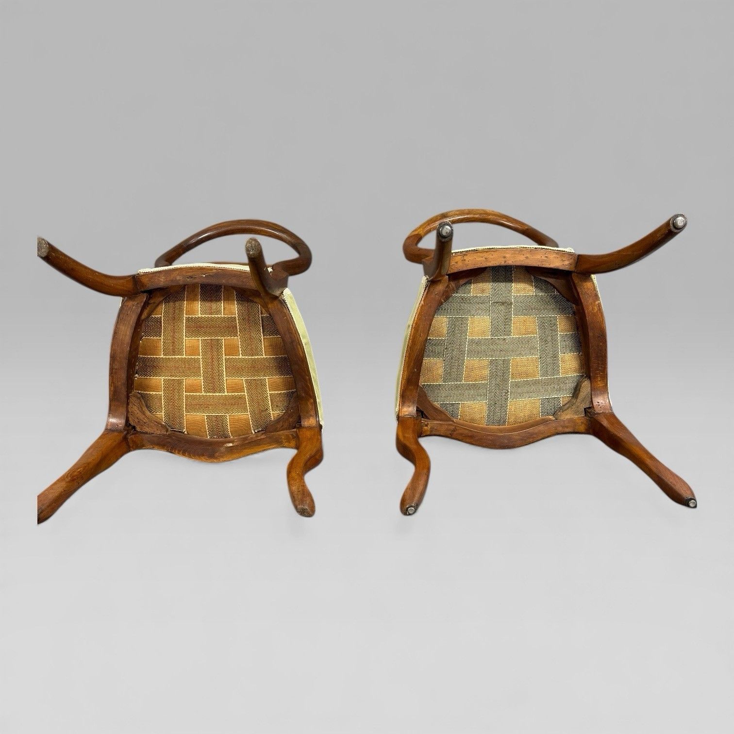 Pair Of Antique Victorian Walnut Balloon Back Chairs photo buy