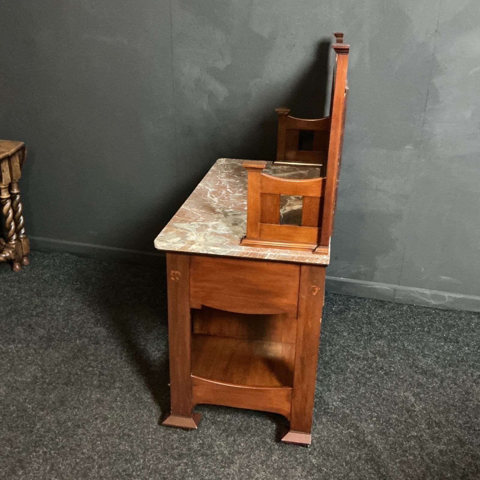 Antique Washstand, 1800s, Mahogany photo furniture