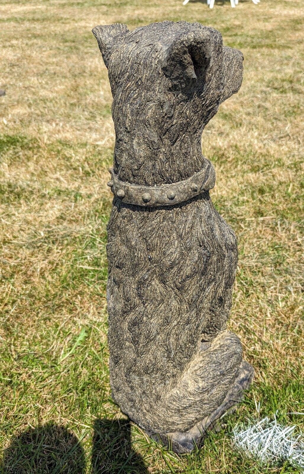 photo for sale 19th Centuary Style Vintage Stone Ornament  Deer Hounds (Delivery Available  0056.