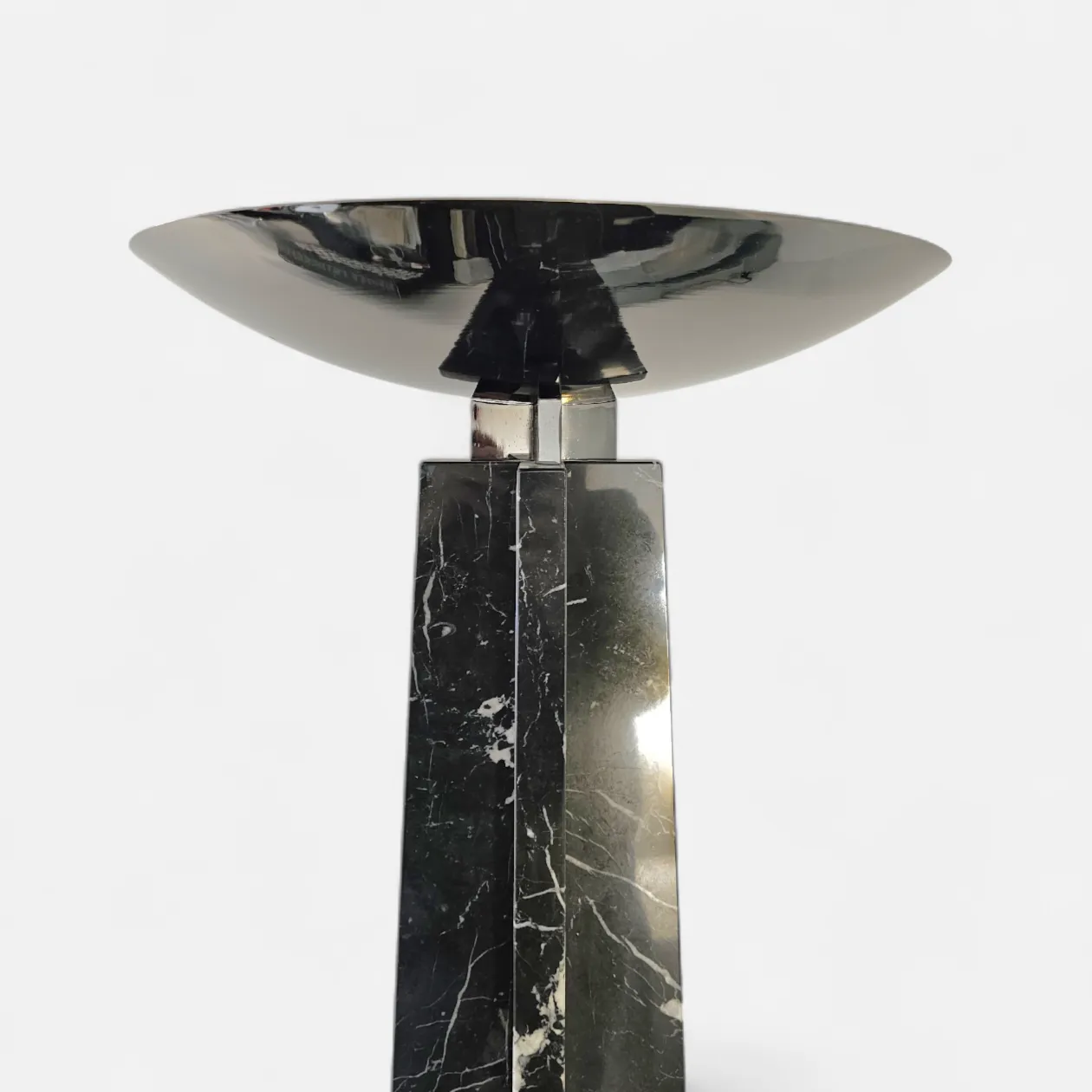 Wagneriana Marble Floor Lamp By Lella And Massimo Vignelli / 1980s photo furniture