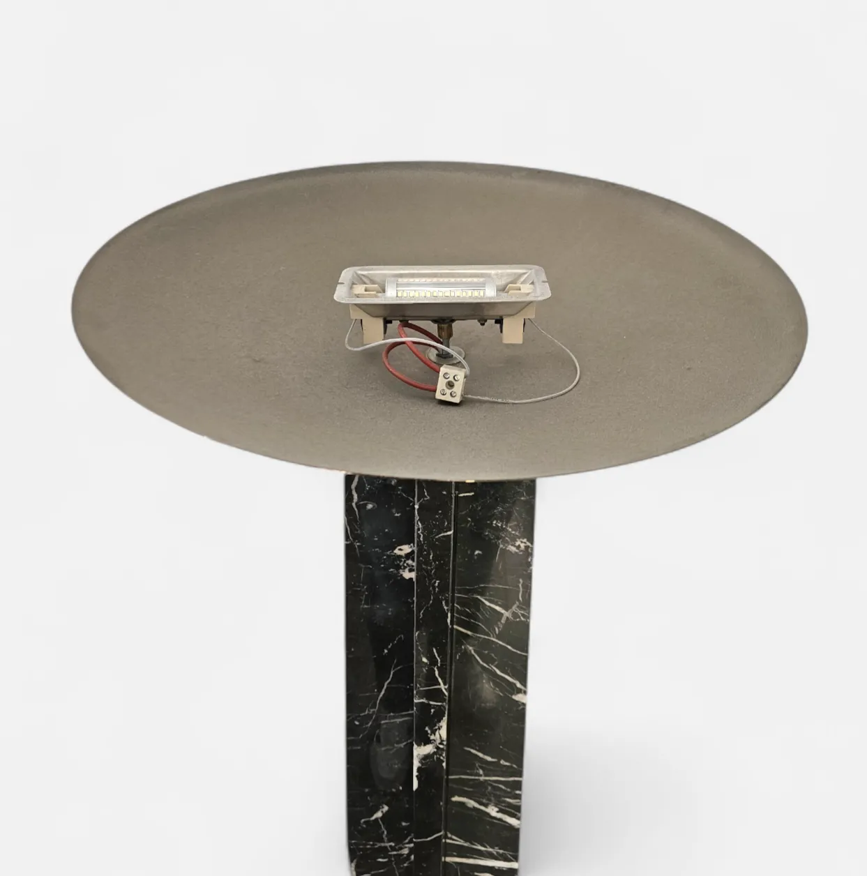 Wagneriana Marble Floor Lamp By Lella And Massimo Vignelli / 1980s photo Lighting
