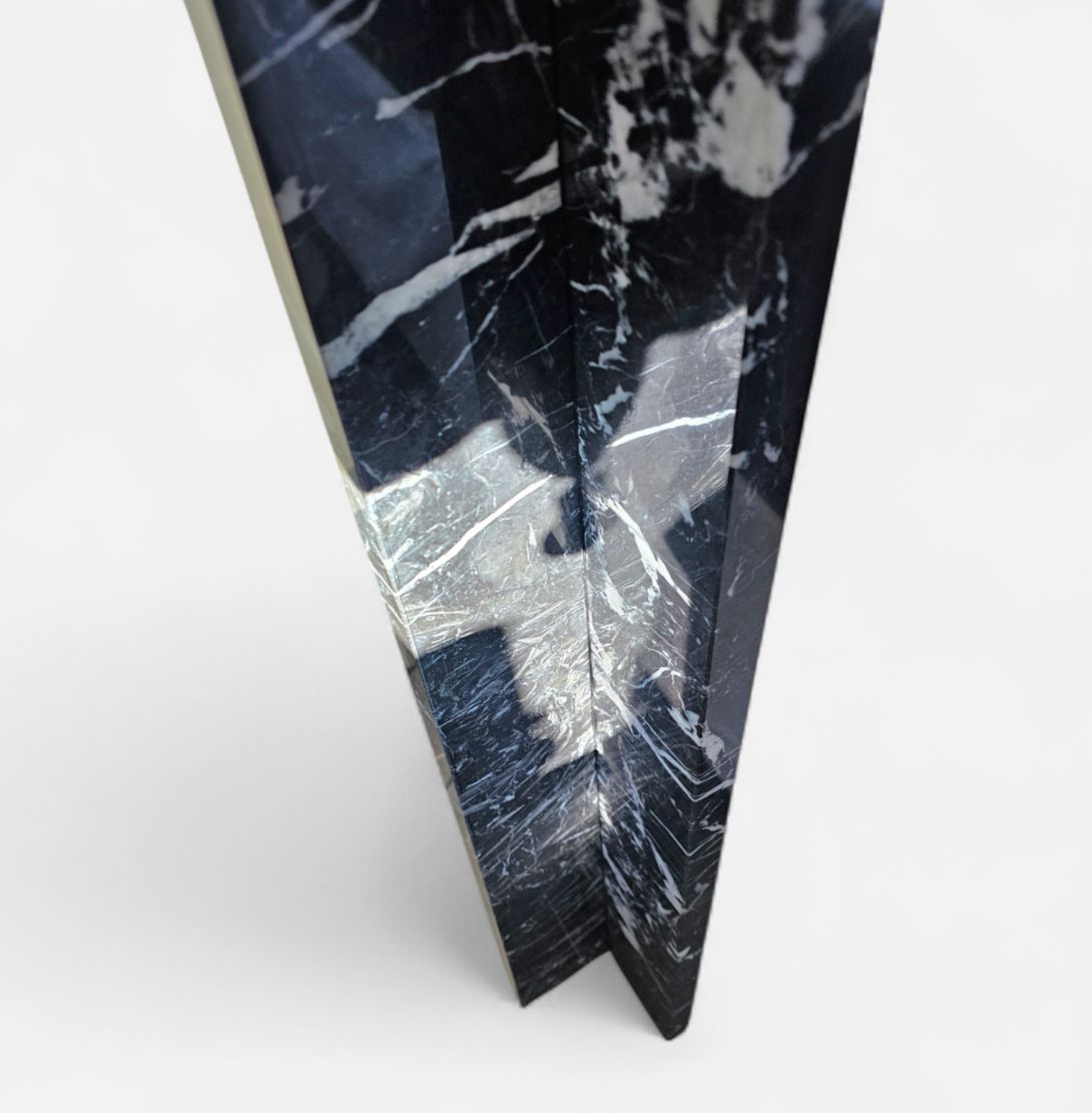 Wagneriana Marble Floor Lamp By Lella And Massimo Vignelli / 1980s photo buy