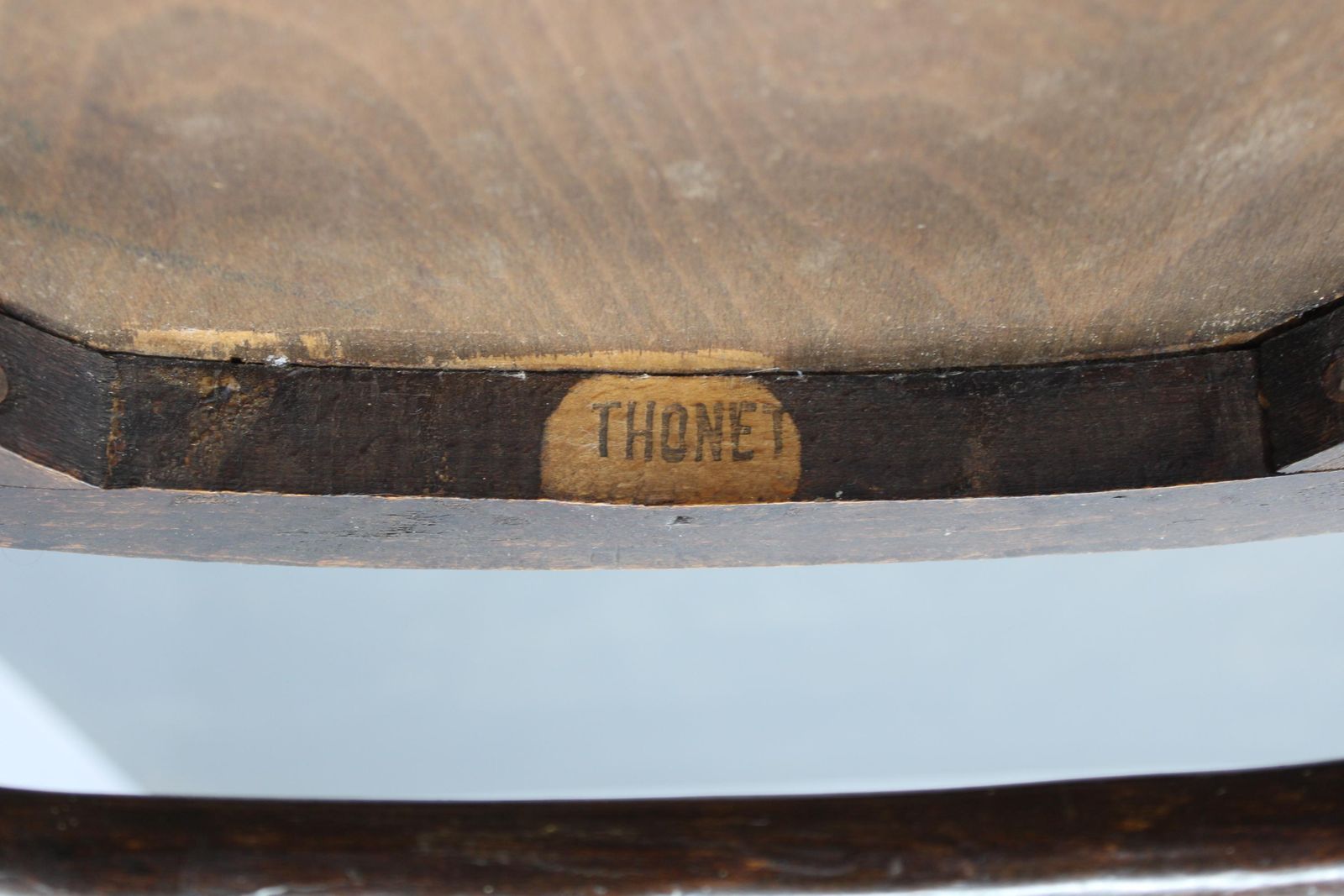 Pair Of Thonet Art Nouveau Bentwood Chairs, Czechoslovakia, 1920s photo vintage