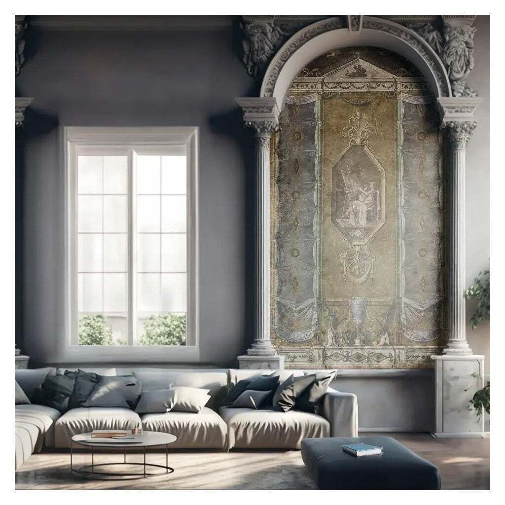 Vintage Style Panoramic Decorative Panel No.2