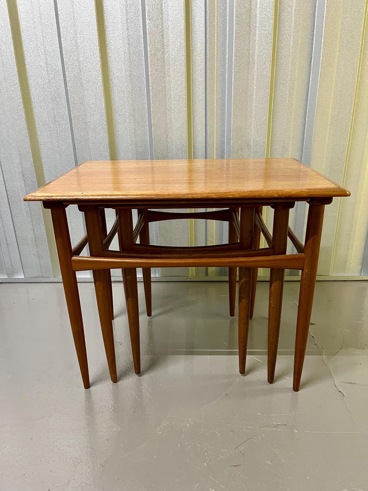 photo furniture Poul Hundevad Danish Teak Nest Of Three Tables – Fabian, 1960s
