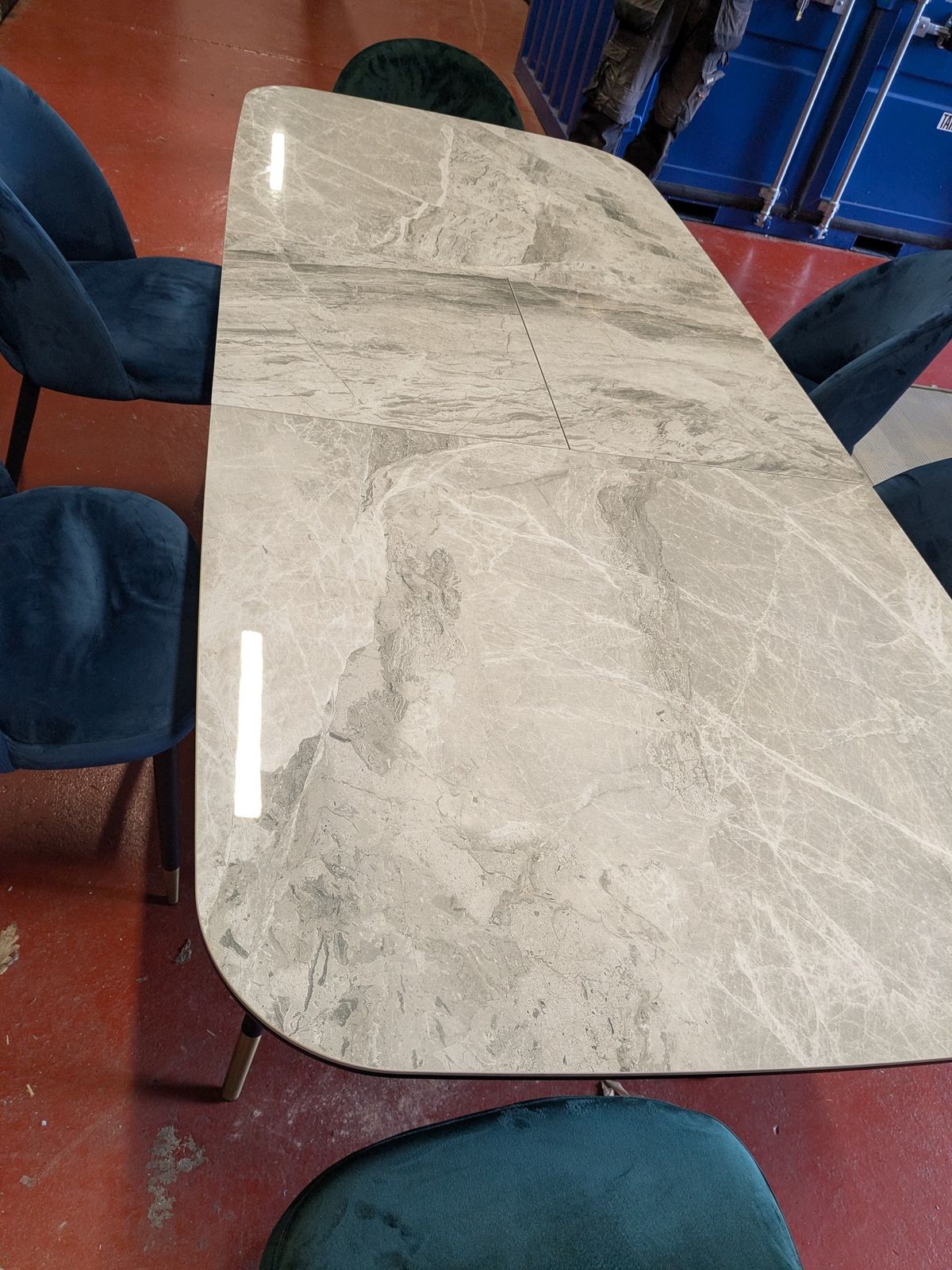 Dinning Table And Four Chairs Extends To 8 Seater photo Furniture