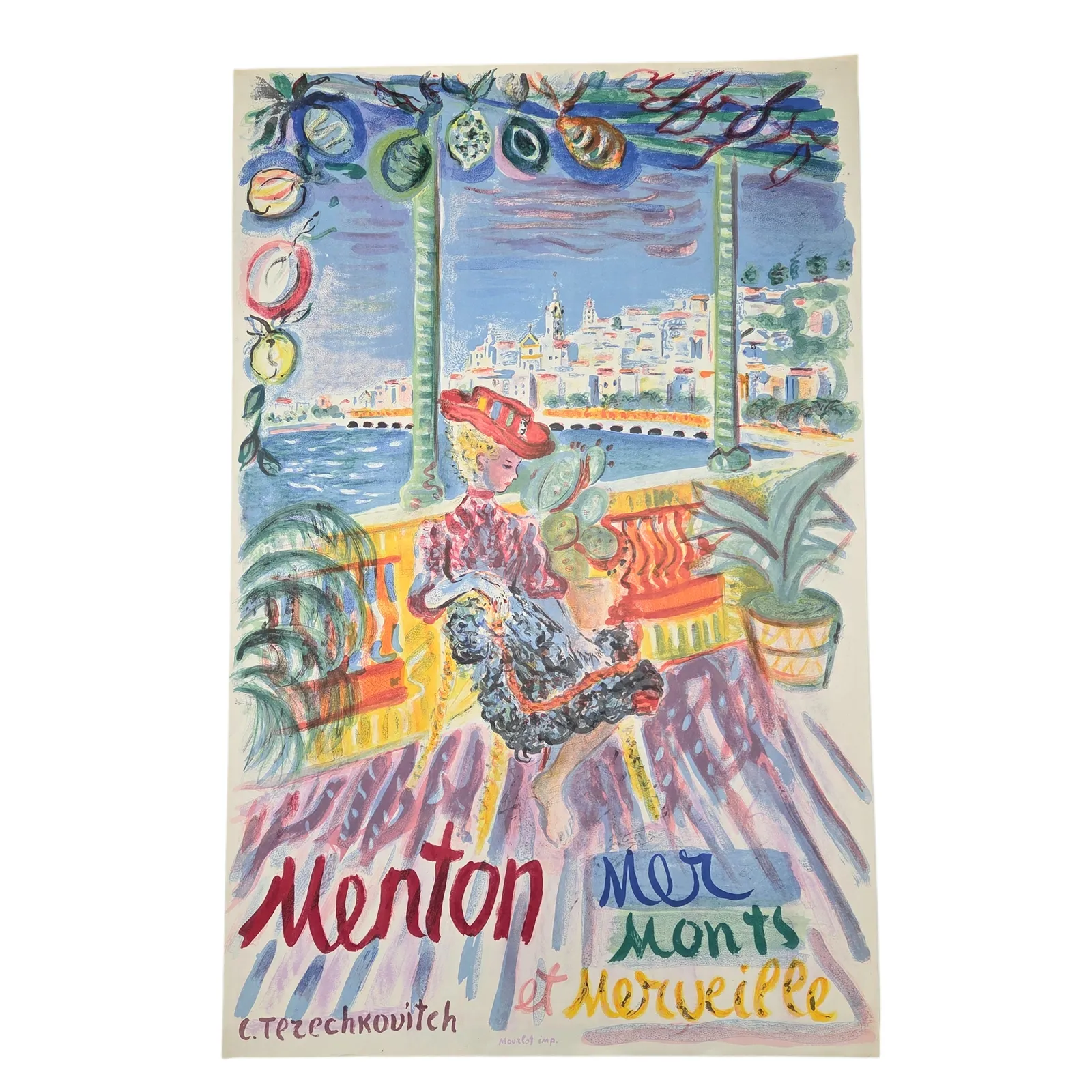 Constantin Terechkovitch (1902–1978) Menton – Mer, Monts Et Merveilles