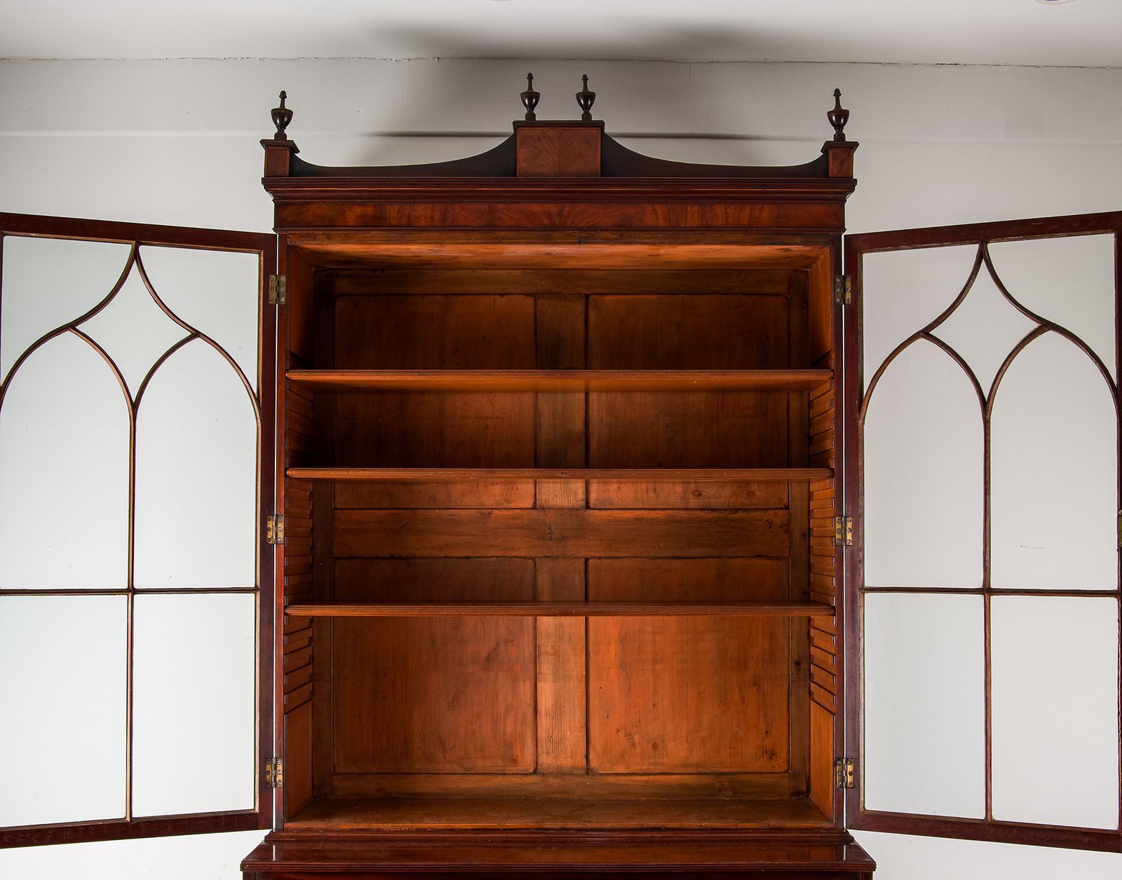 Early 19th Century Georgian Mahogany Secretaire Bookcase photo 2850.0