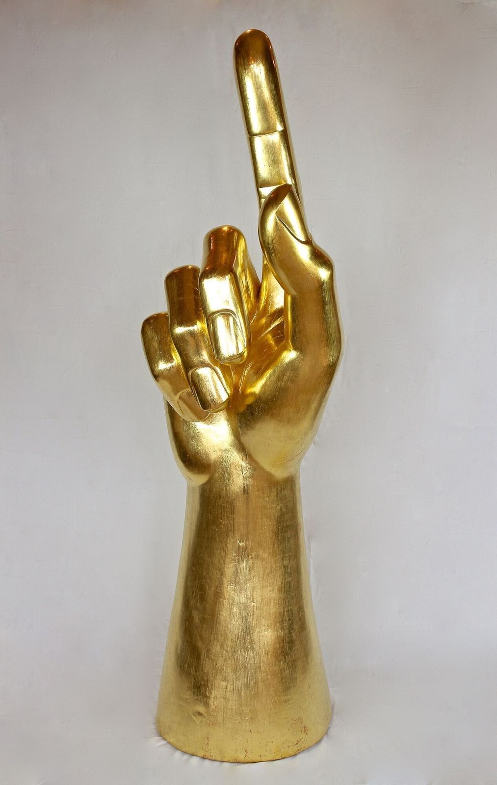 21st Century Contemporary Gigantic Hand Sculpture, Goldleaf Plated, At 2021 photo buy