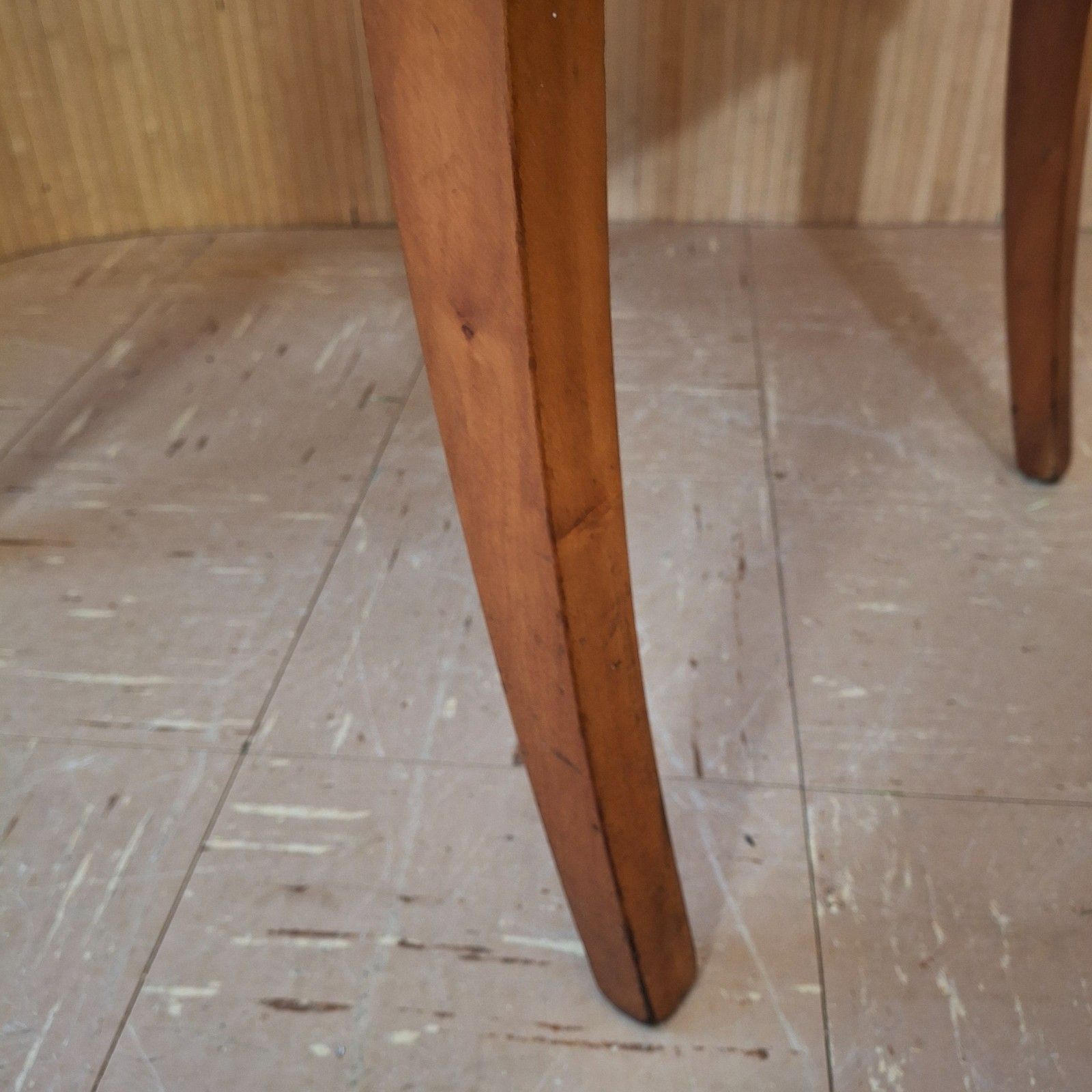 Fab Vintage Art Deco Style Beech Bentwood Bridge Chair Soft Khaki Green Boucle photo vintage