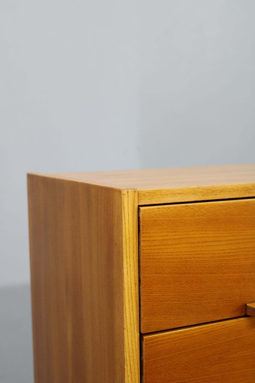 Furniture Mid Century Czechoslovak Maple Chest Of Drawers, 1960s photo