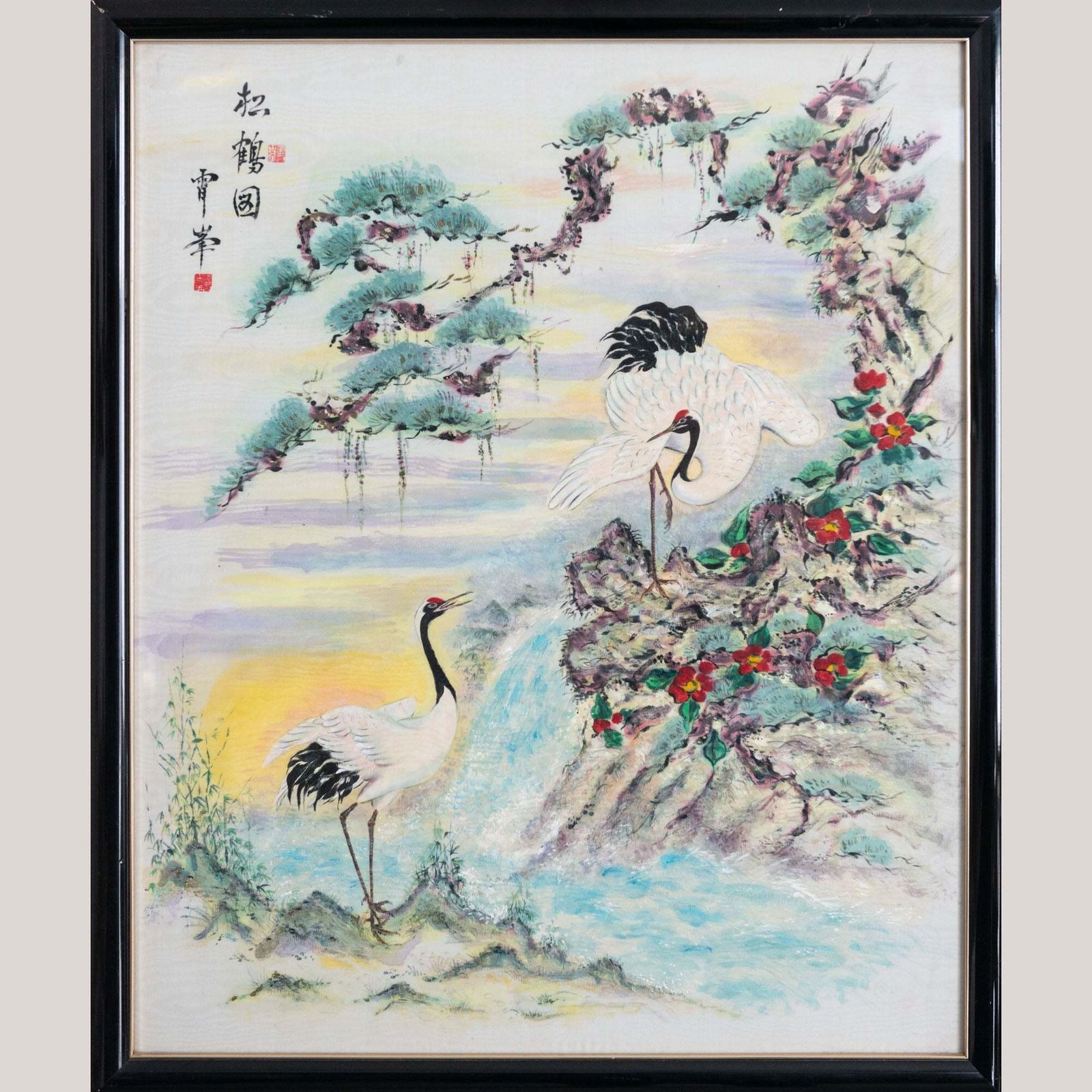 Landschap Met Dennen En Kraanvogels, Toegeschreven Aan Xue Hua photo furniture