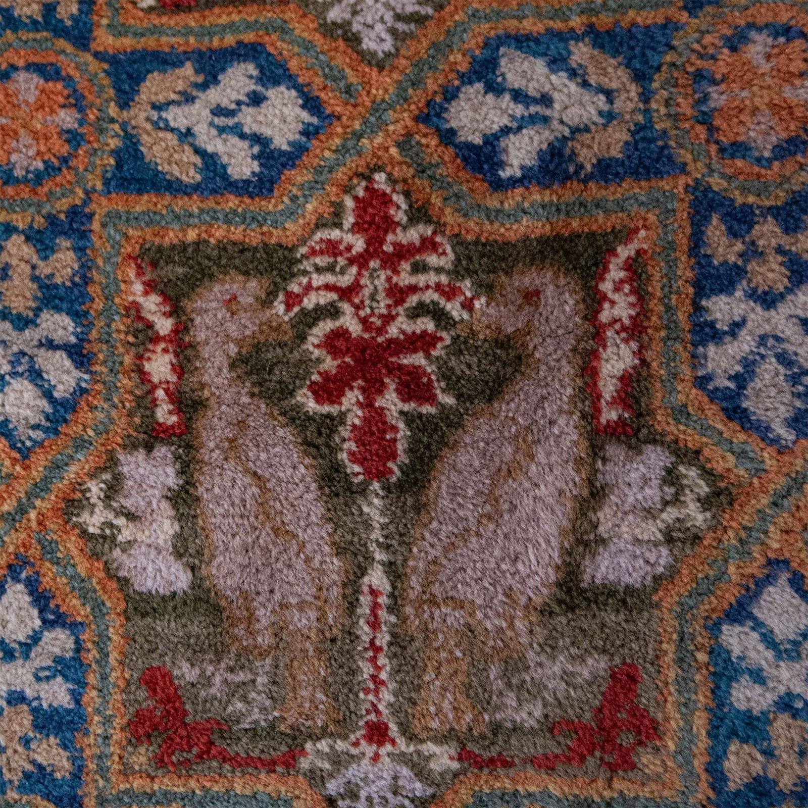 Mythical Animals Field – Spanish Hand Knotted Wool Rug   370 Cm X 252 Cm photo vinterior