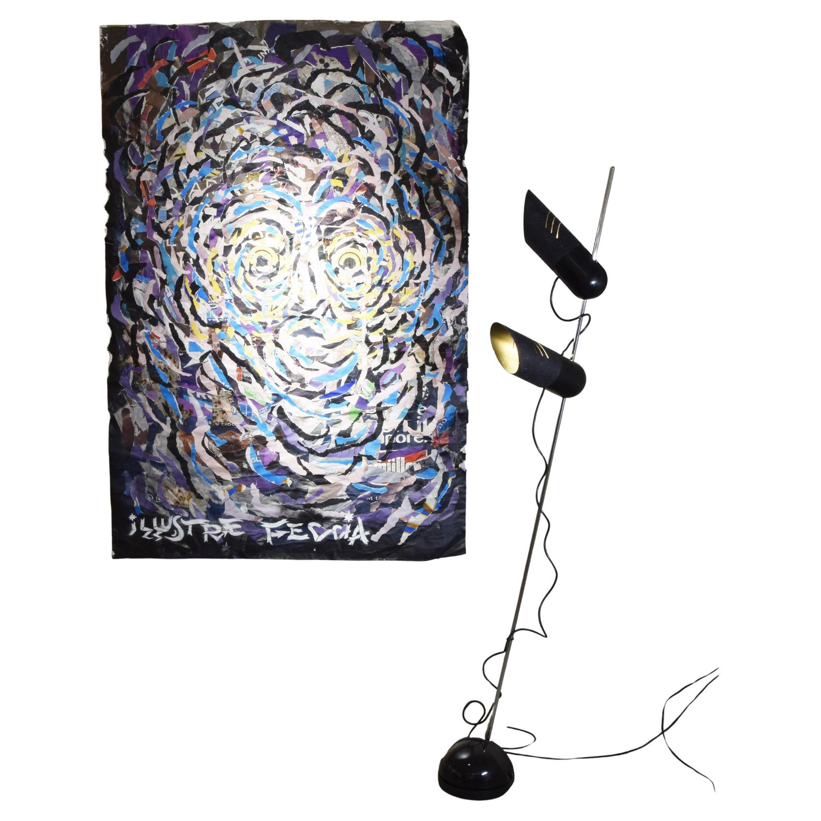 Lampada Da Terra Galdino By Harvey Guzzini 1970s.