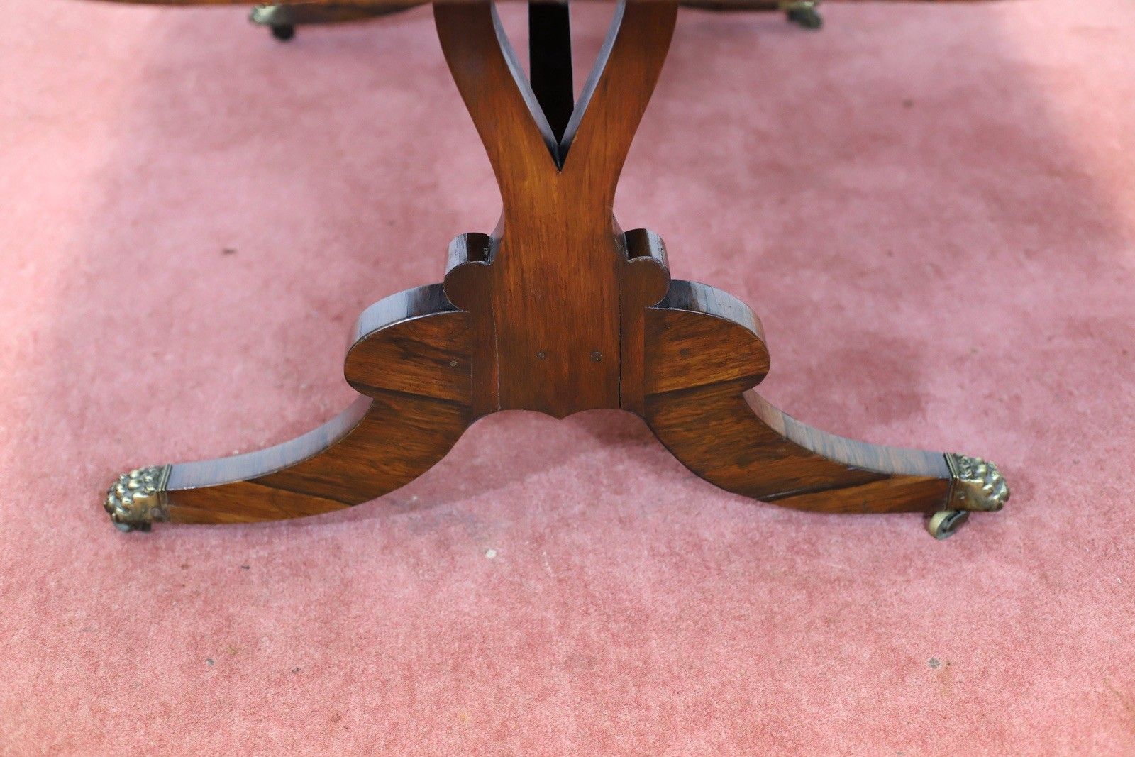 photo for sale Beautiful Regency Rosewood Library Table