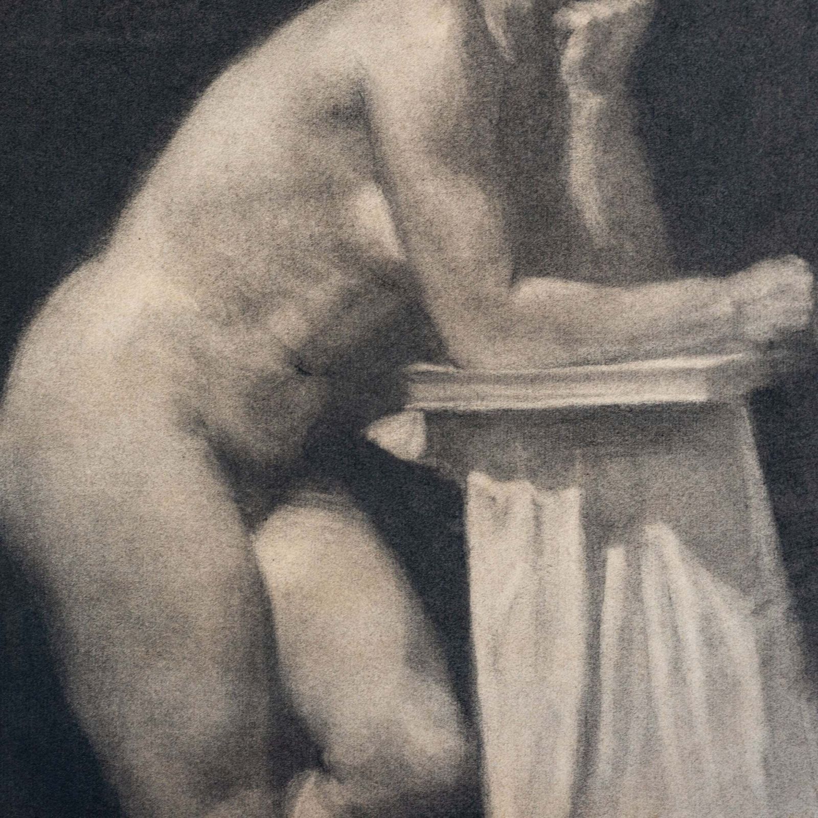 Mannelijk Naaktstudie – Kunstenaar Momenteel Onbekend photo Kunst