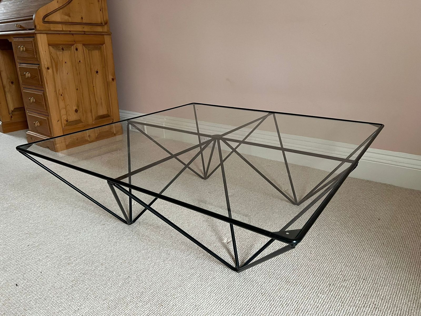 Vintage B&B Italia Alanda '18 Coffee Table By Paolo Piva