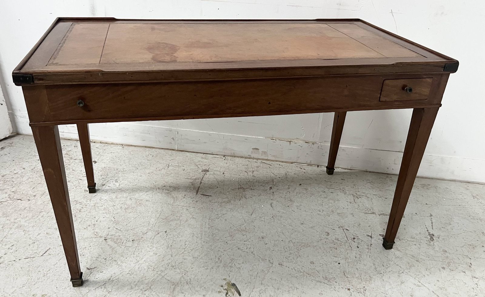 Louis XVI Period "Tric Trac" Gaming Table In 18th Century Mahogany. photo vinterior