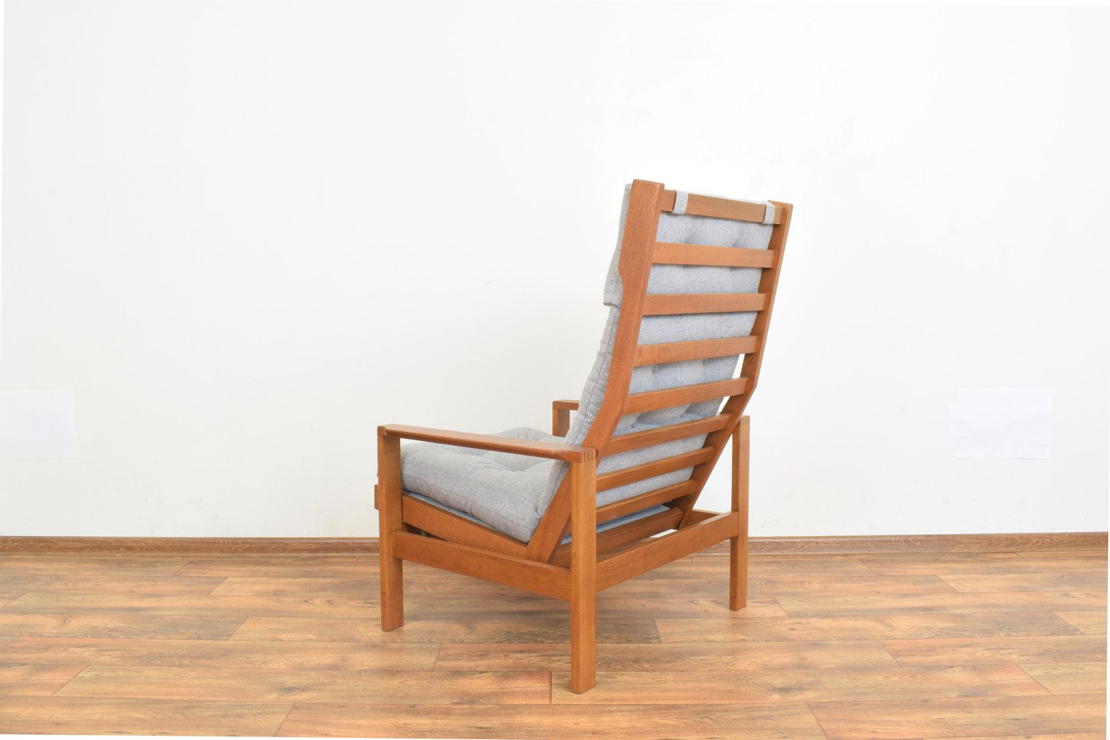 Mid Century Danish Oak Armchair By Leif Alring For Madsen & Schubell, 1960s. photo vintage