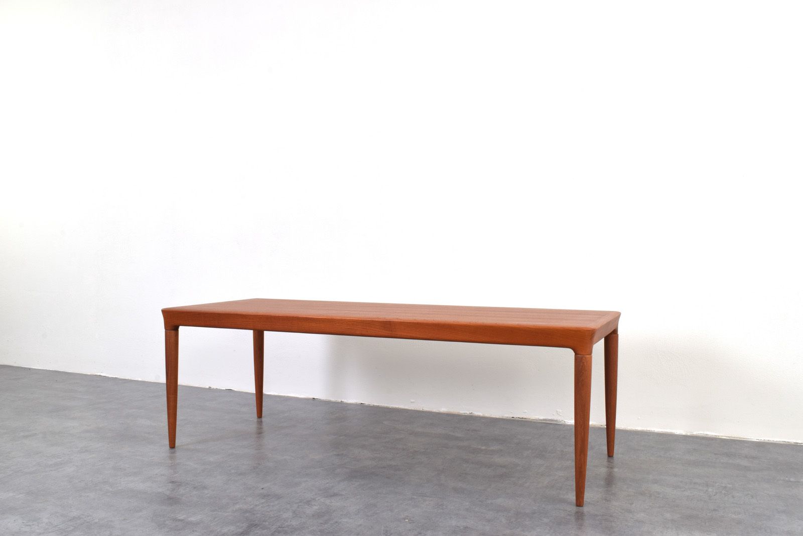 Mid Century Danish Teak Coffee Table By Johannes Andersen For Cfc Silkeborg, 1960s. photo vinterior