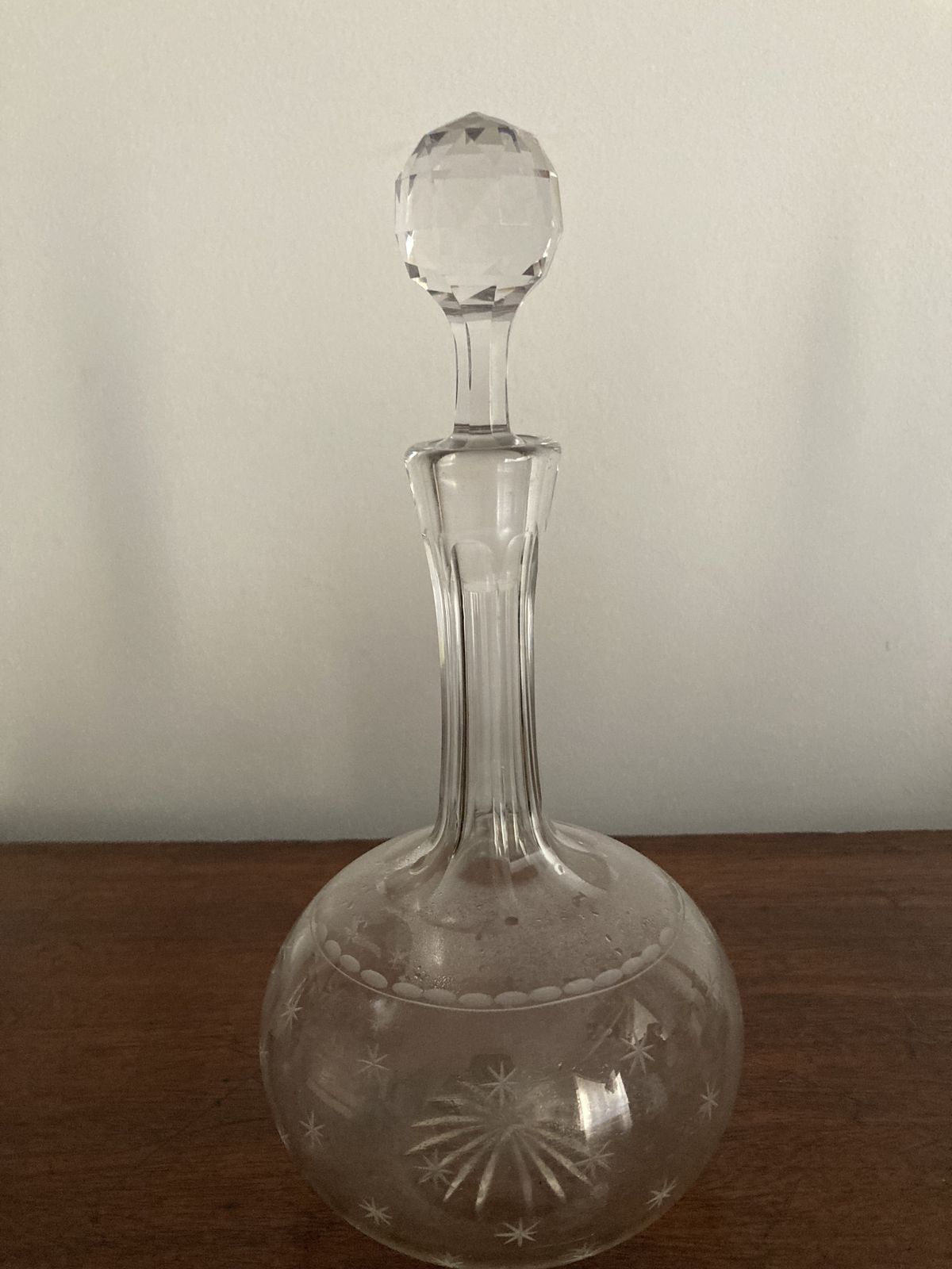 Victorian Crystal Decanter photo for sale
