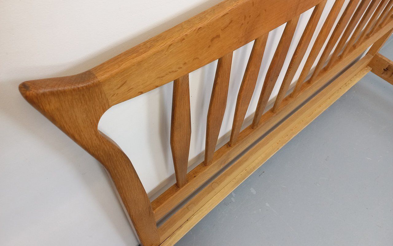 Guillerme And Chambron Double Bed In Solid Oak photo 3366.0