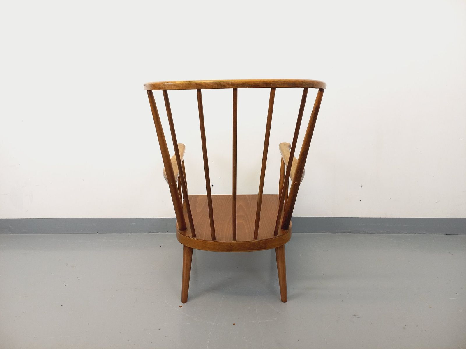 Baumann Fan Armchair, 1960s, Wooden photo 409.0