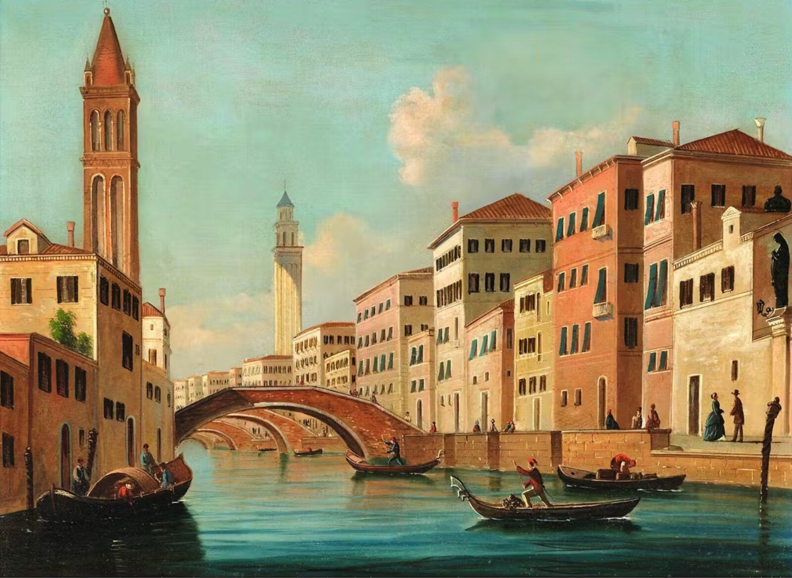 Artist Active At The End Of The 19th Century, View Of Venice photo Art