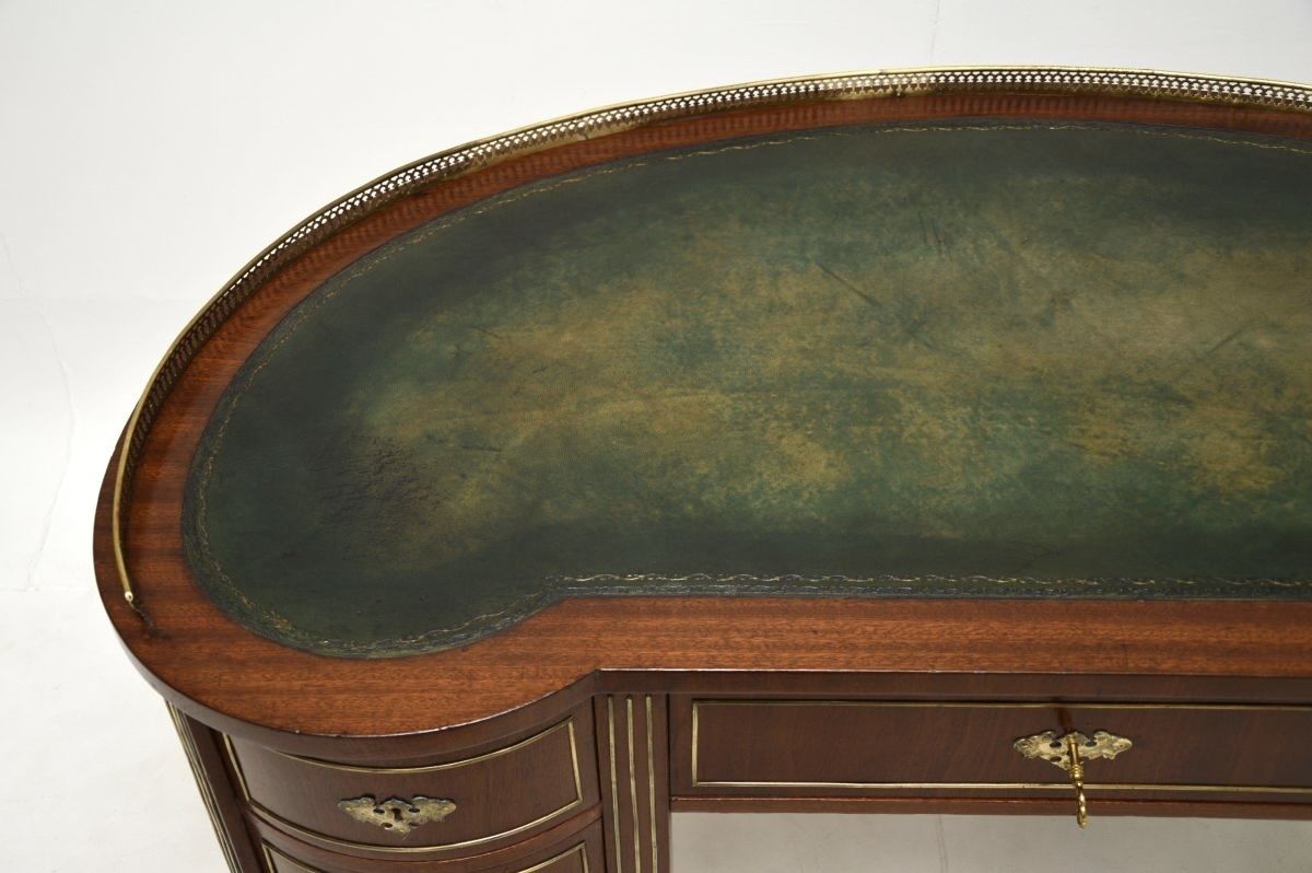 Antique Mahogany Leather Top Austrian Empire Desk photo Furniture