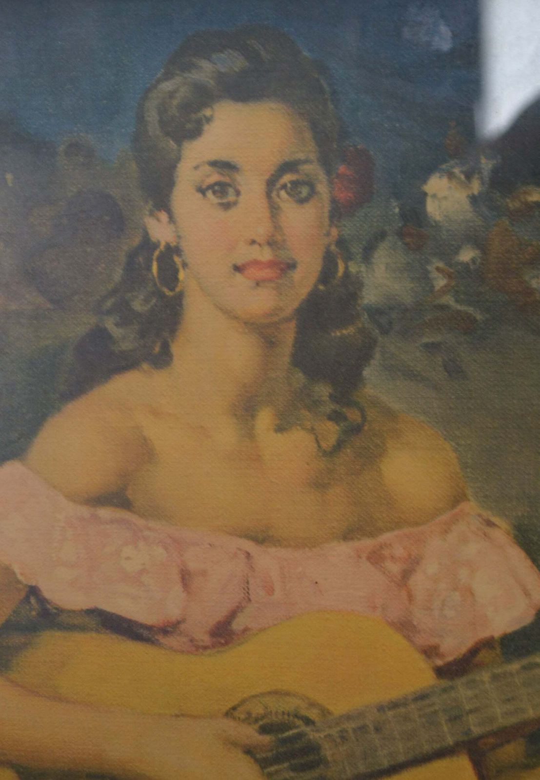 Mid Century Print   Spanish Musician   Francisco Rodriguez Sanchez Clement photo 70.0