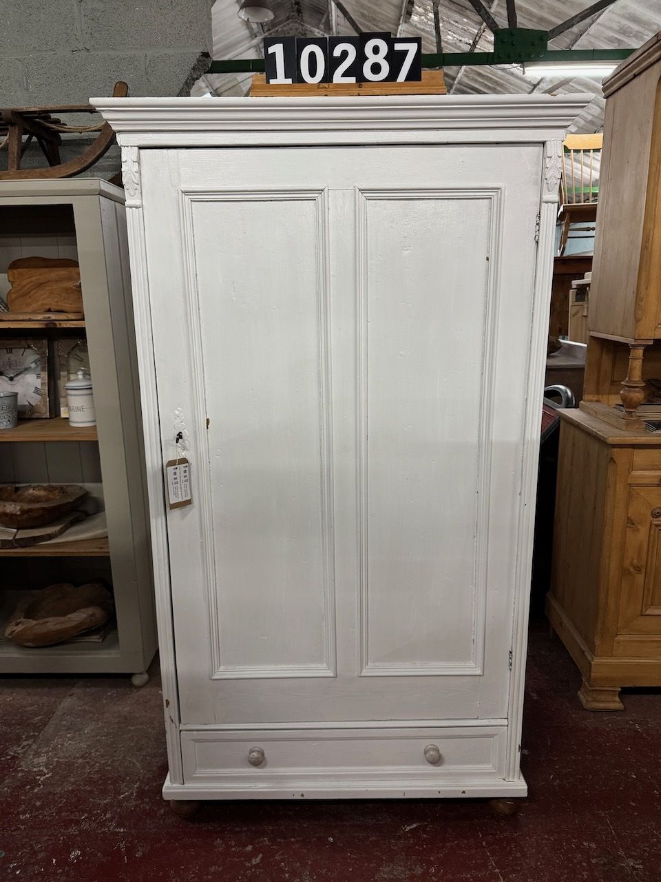 Painted 1 Door Cupboard/Children's Wardrobe,