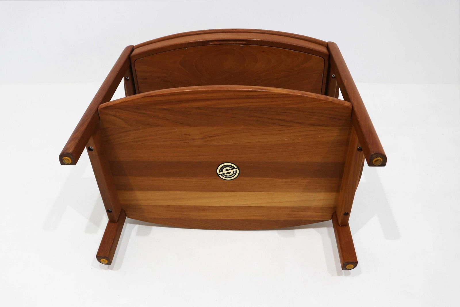photo buy Deens Mid Century Massief Teakhouten Nachtkastje Van Salling Stolefabrik Durup Met Lade En Plank Ca. 1960