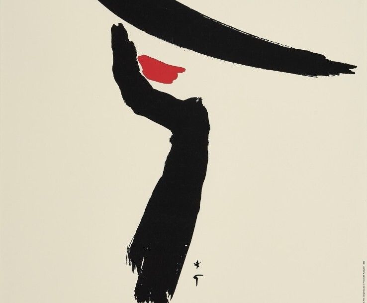 René Gruau, 1990s   Untitled (Fashion)   Original Affiche C.A. Cm 99,5 X 69 photo for sale