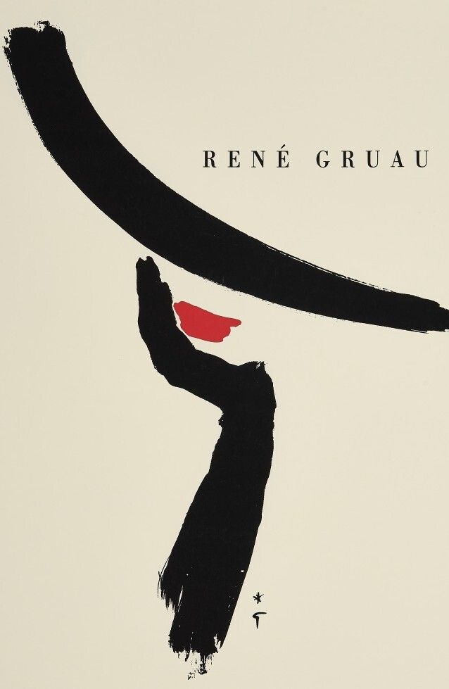 René Gruau, 1990s   Untitled (Fashion)   Original Affiche C.A. Cm 99,5 X 69