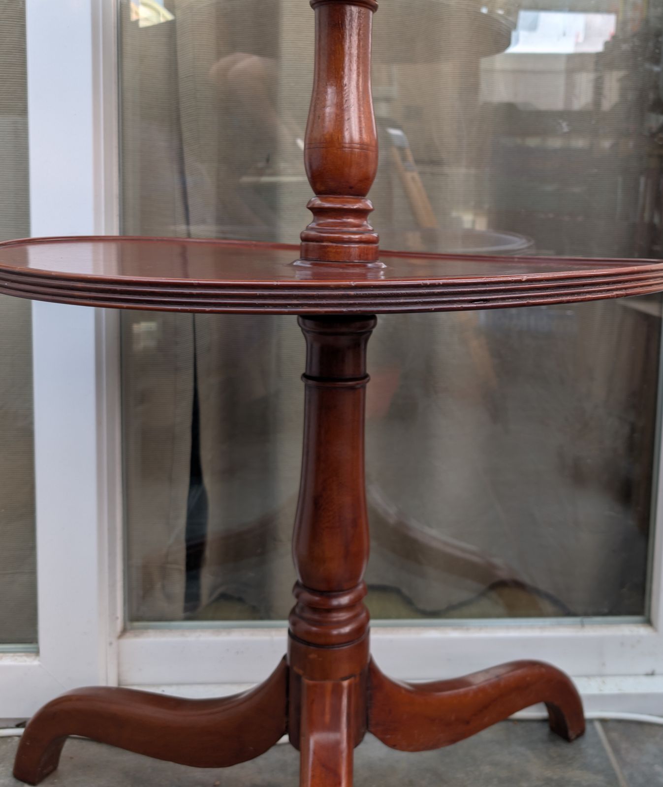 Mahogany Three Tier Revolving Dumb Waiter – Restoration Project photo buy