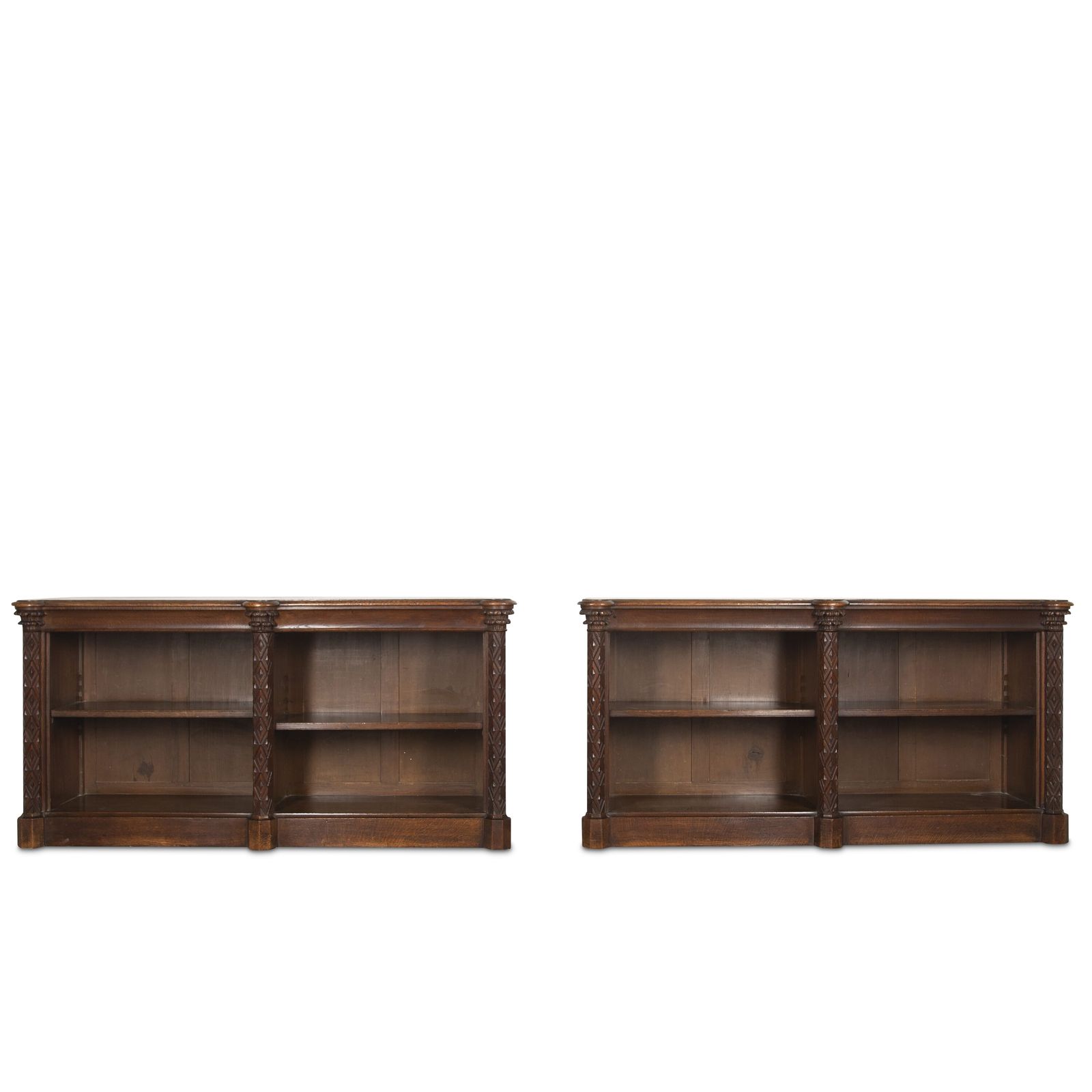 Pair Of 19th Century Open Bookcases photo furniture
