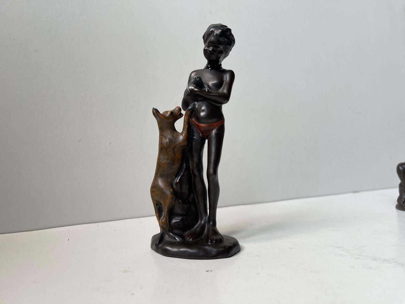 Darbyshire Pottery Family Of Aboriginal Indigenous Figurines, 1950s, Set Of 3 photo buy