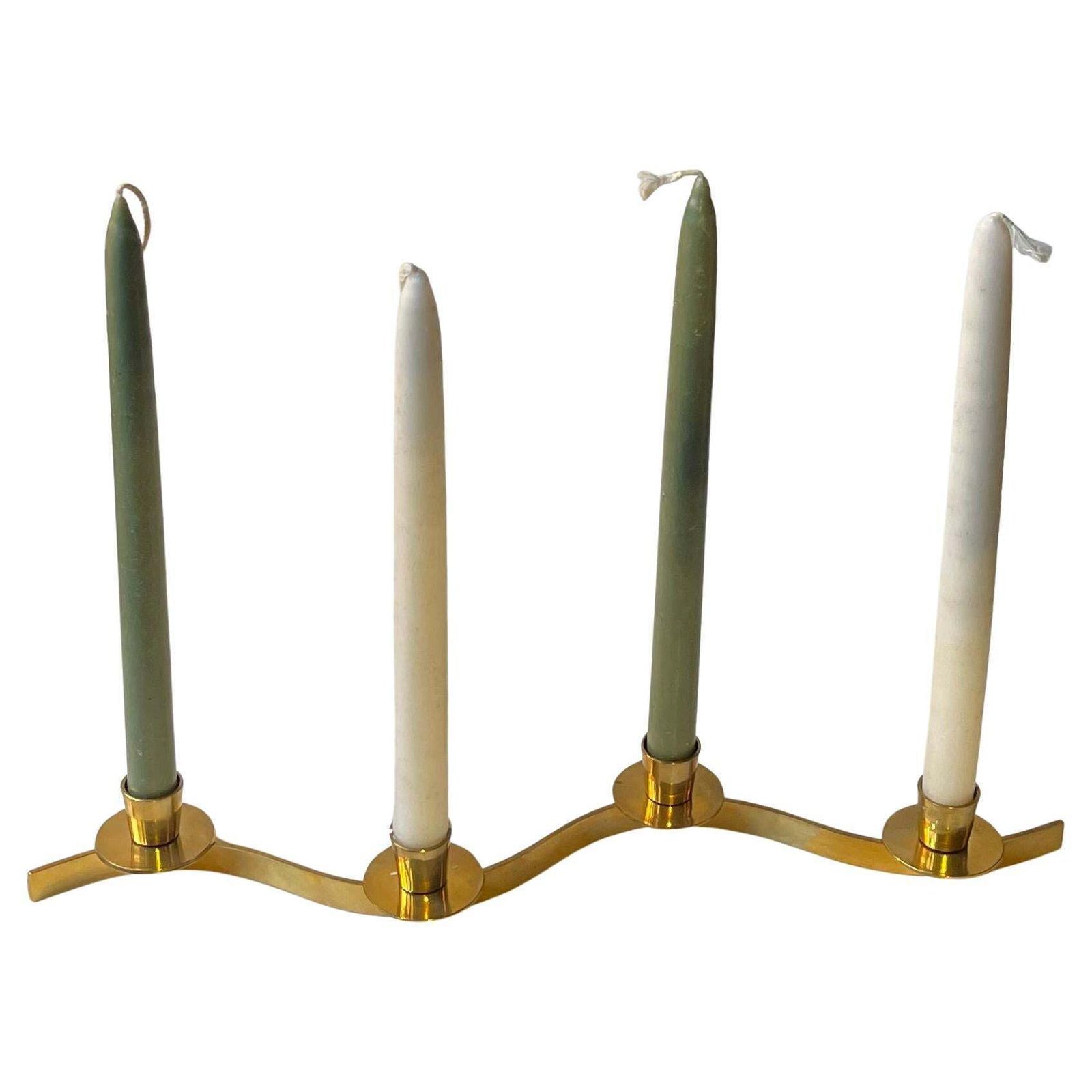 Scandinavian Organic Candelabra In The Style Of Josef Frank, 1960s photo vinterior