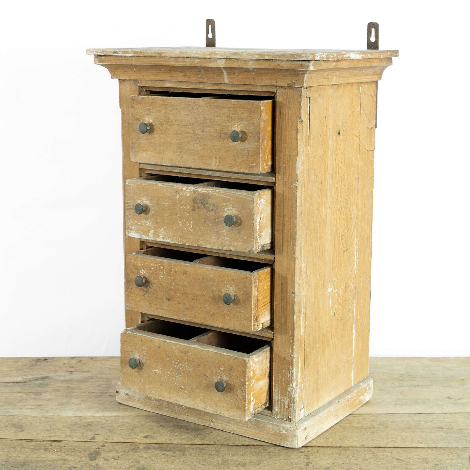 Small Set Of Pine Belgian Shop Drawers photo vintage
