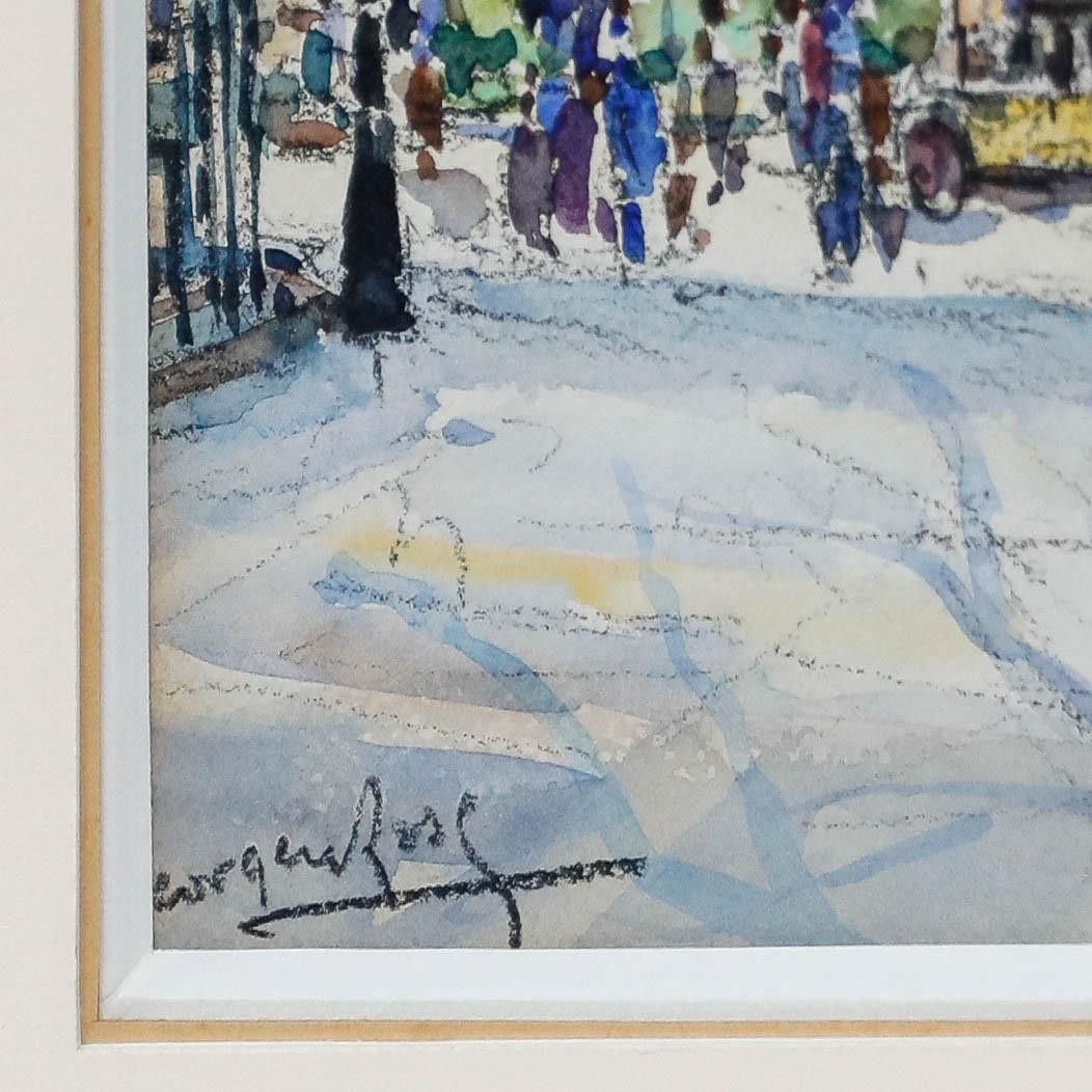 George Herbert Rose (1882 1955) Early 20th Century Watercolour, Place Dauphine photo buy