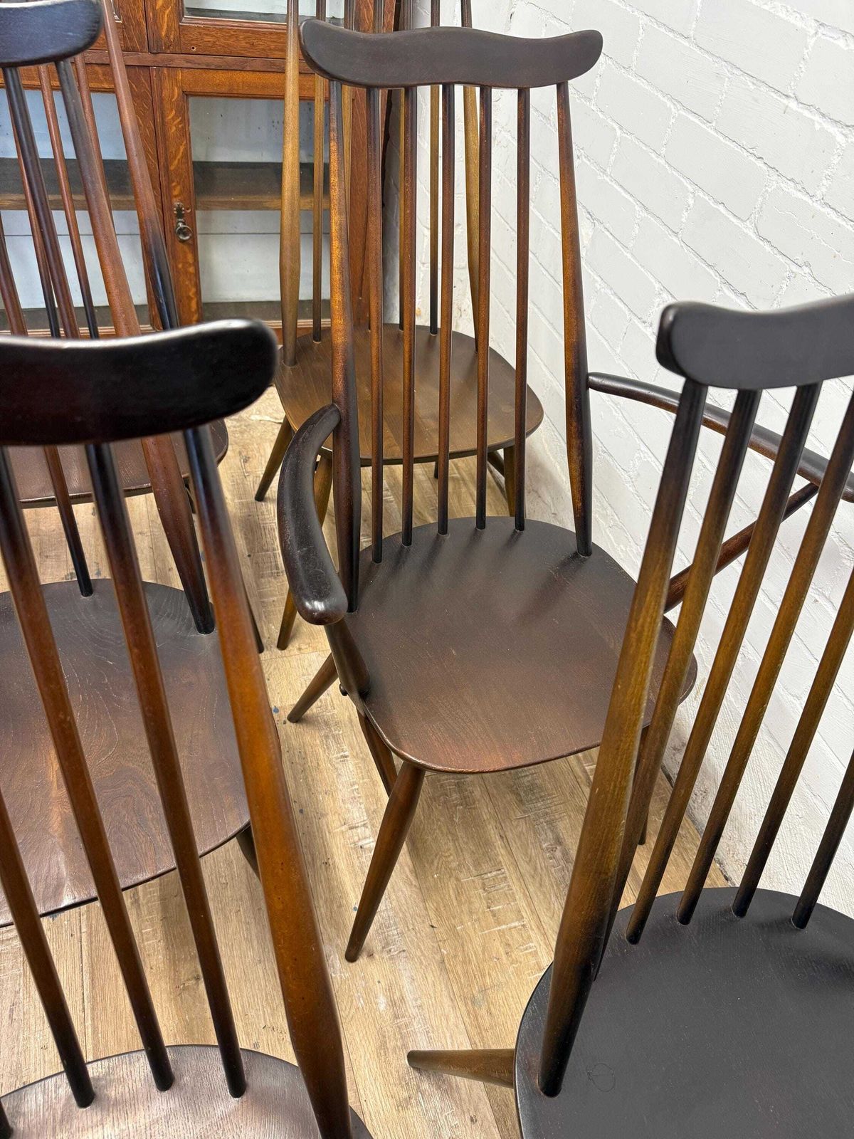 photo vinterior Ercol Goldsmith Dining Chairs – Set Of 6 (Including Carver)