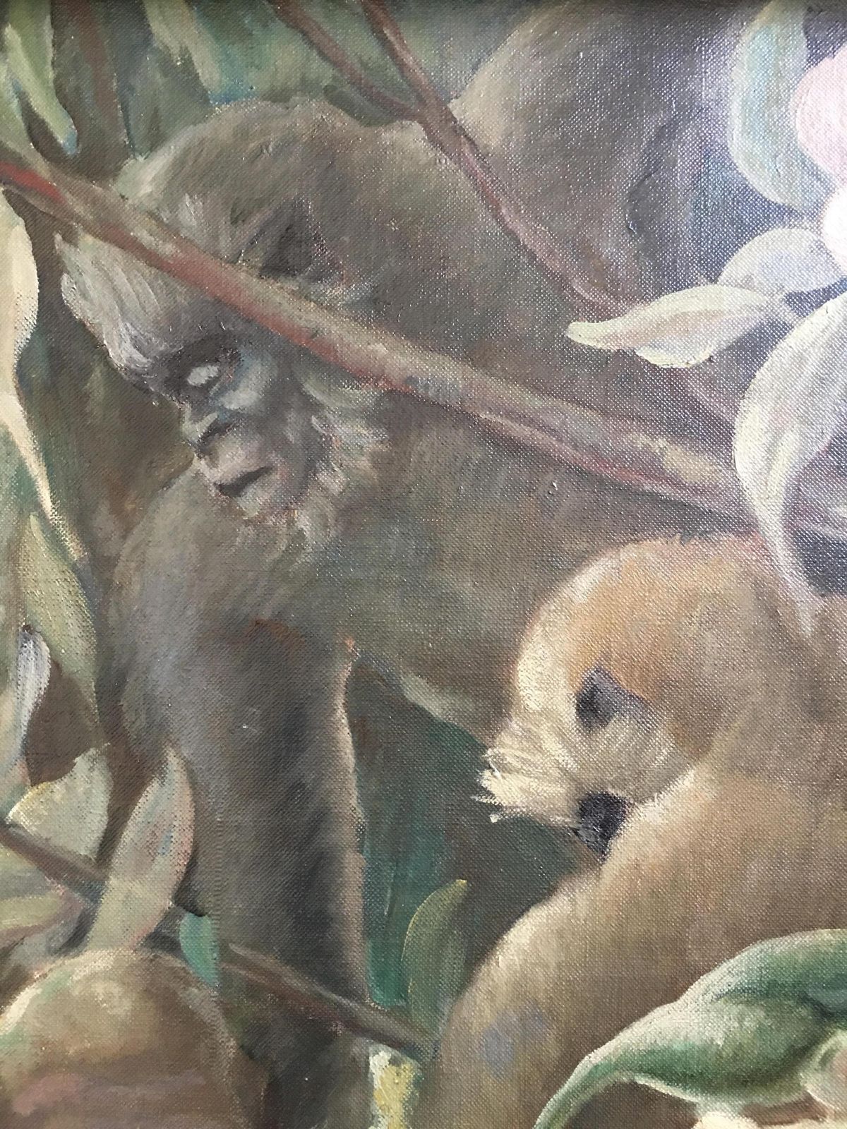 Alixe Jean Shearer Armstrong (1894 1983) Oil On Canvas 'The Jungle' Signed 1938 Modern British Slade School photo 1800.0