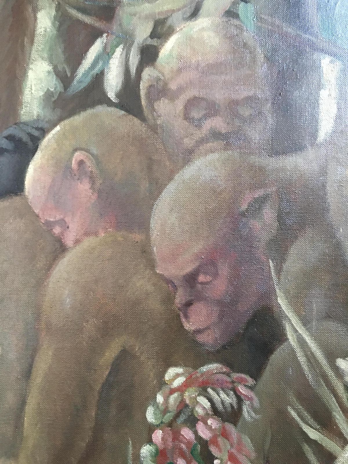 photo furniture Alixe Jean Shearer Armstrong (1894 1983) Oil On Canvas 'The Jungle' Signed 1938 Modern British Slade School