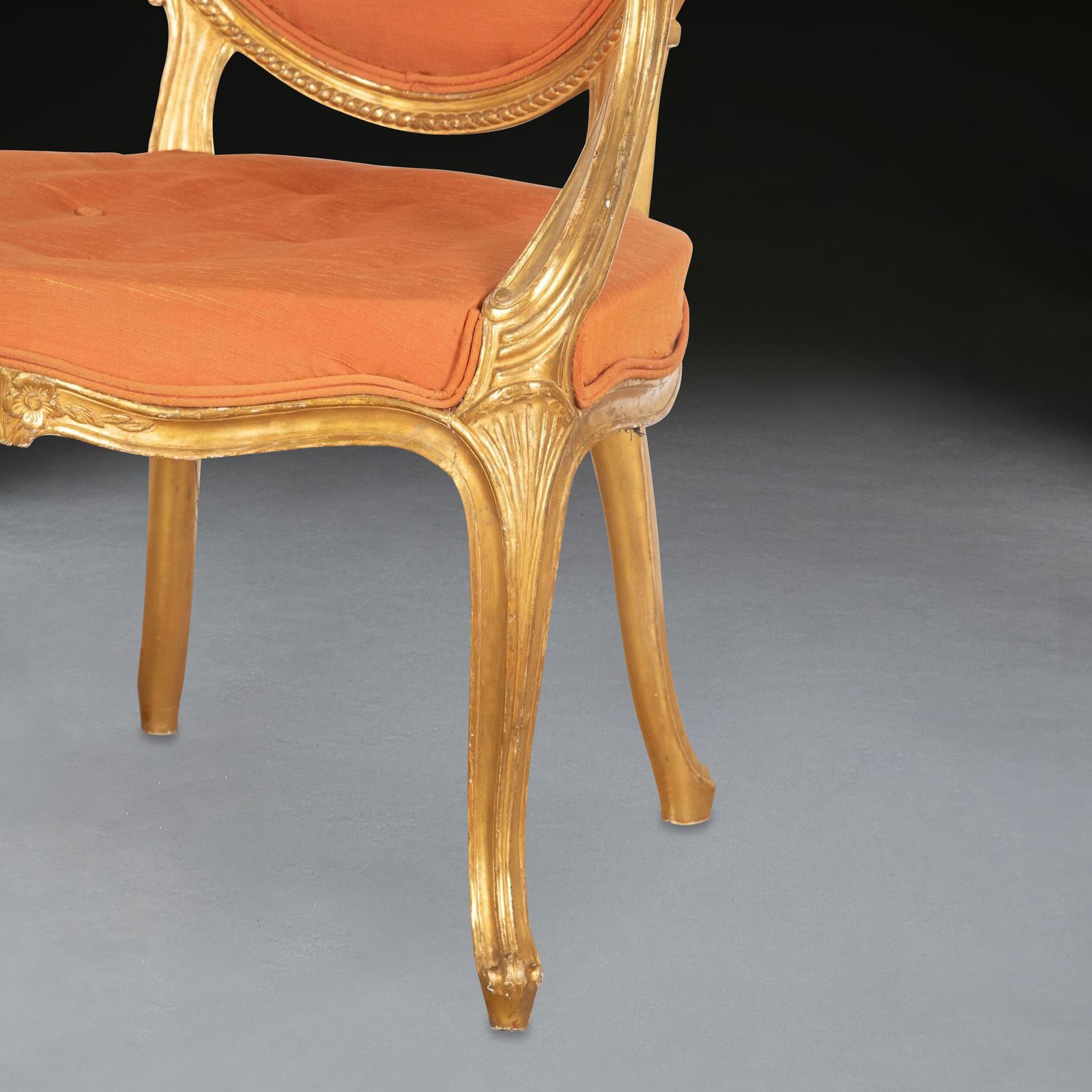 Pair Of Geo III Giltwood Open Armchairs photo vinterior