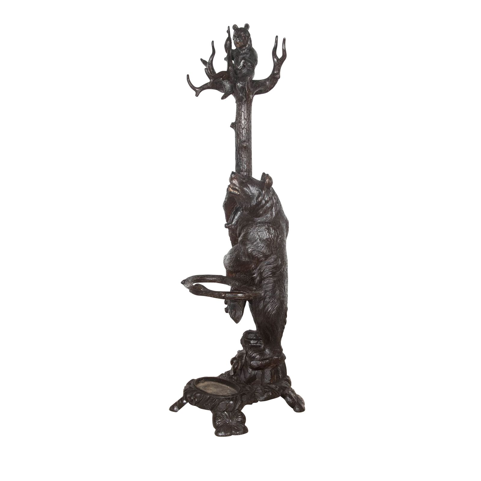 19th Century Carved Bear Hall Stand photo buy
