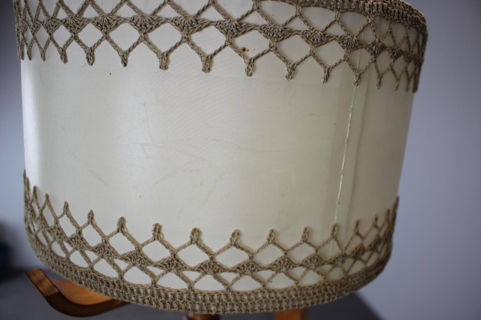 Mid Century Wooden Floor Lamp, Scandinavian Style, 1960s photo vintage
