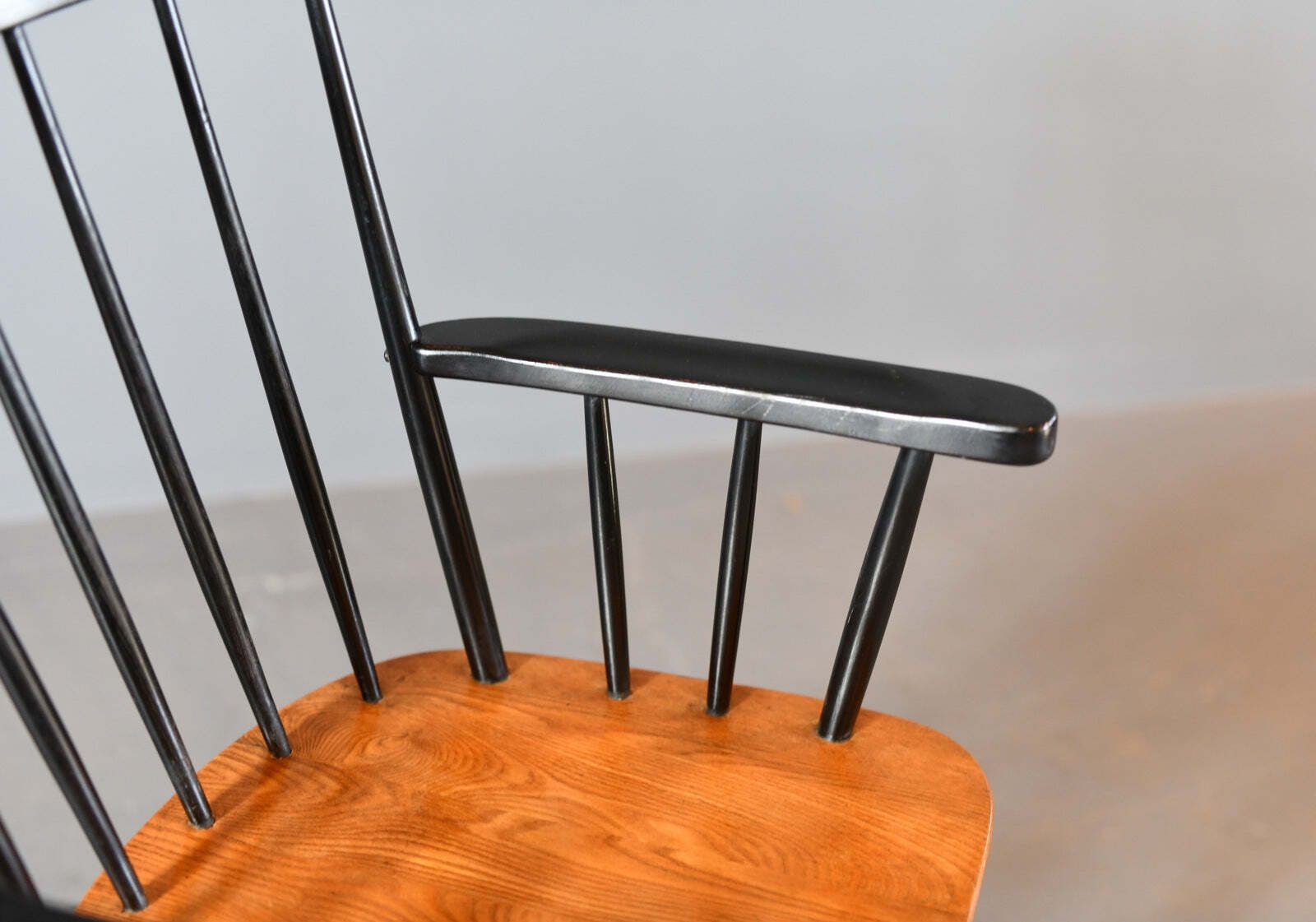 Mid Century Rocking Chair By Ilmari Tapiovaara Circa 1950s photo vinterior
