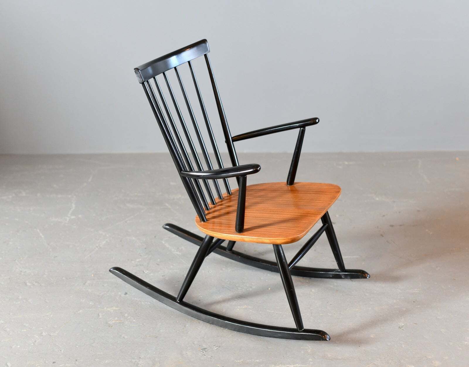 Mid Century Rocking Chair By Ilmari Tapiovaara Circa 1950s photo furniture